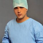 Mπλούζα χειρουργείου αποστειρωμένη ενισχυμένη ορθοπεδική non-woven SMS
